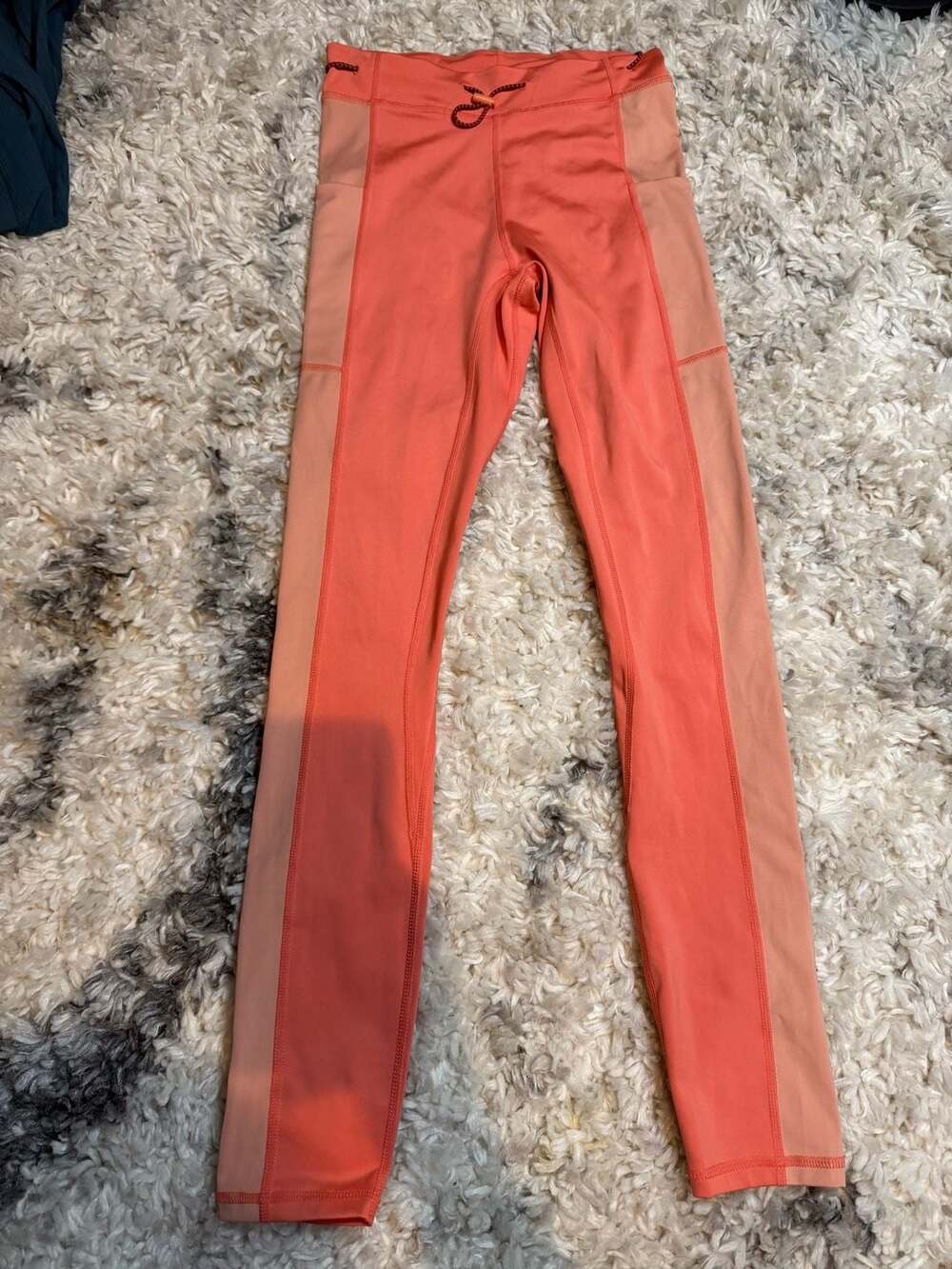 Fabletics Motion365+ High-Waisted Bungee Legging Coral Size XS